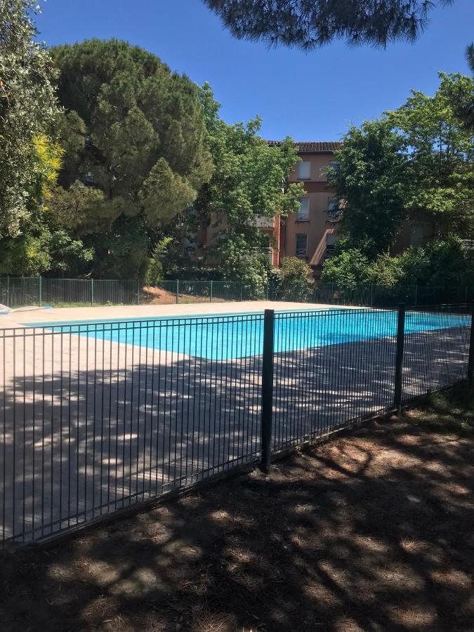 T2 Climatise Jardin & Court De Tennis/Piscine /Parking/Fibre Toulouse Exteriör bild